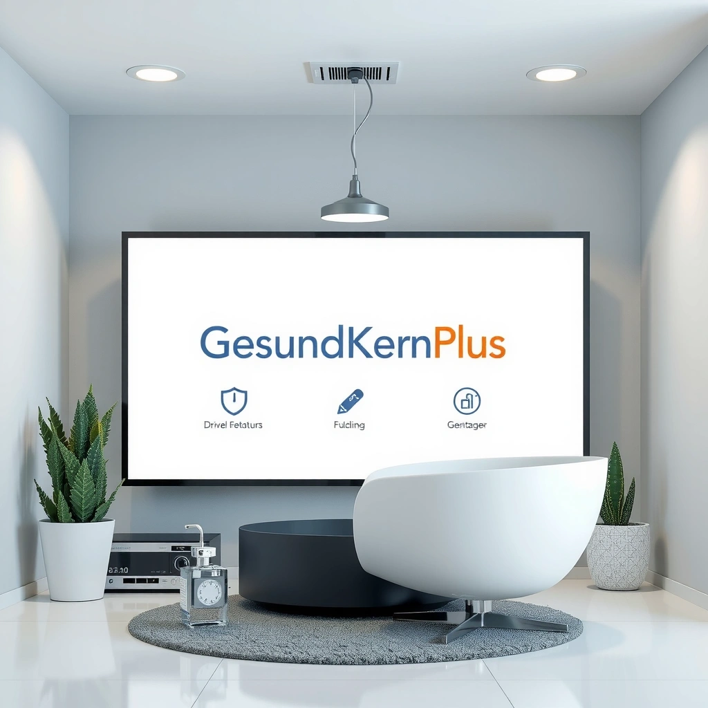 Visuelle Darstellung von Datensicherheit und Gesundheitsdaten bei GesundKernPlus